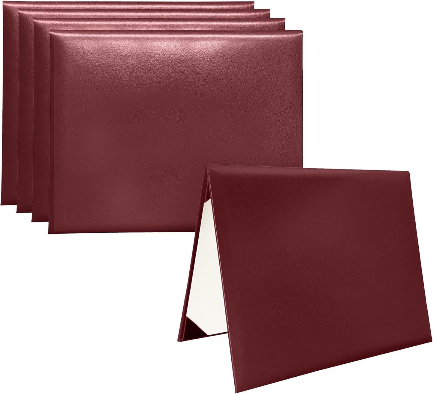 5 PCS Smooth Diploma Certificate Cover for Graduation and More
