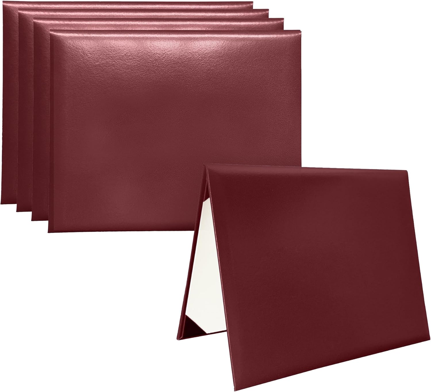 5 PCS Smooth Diploma Certificate Cover for Graduation and More