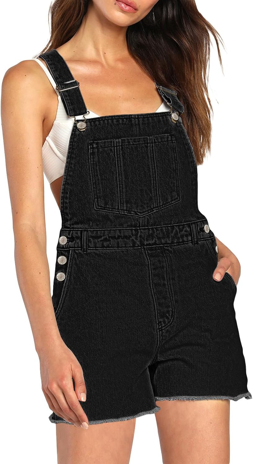Stylish Pink Queen Women's Denim Shortalls for Every Occasion