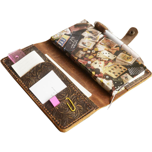 Handmade Leather Hobonichi Weeks Cover for Travelers Notebook