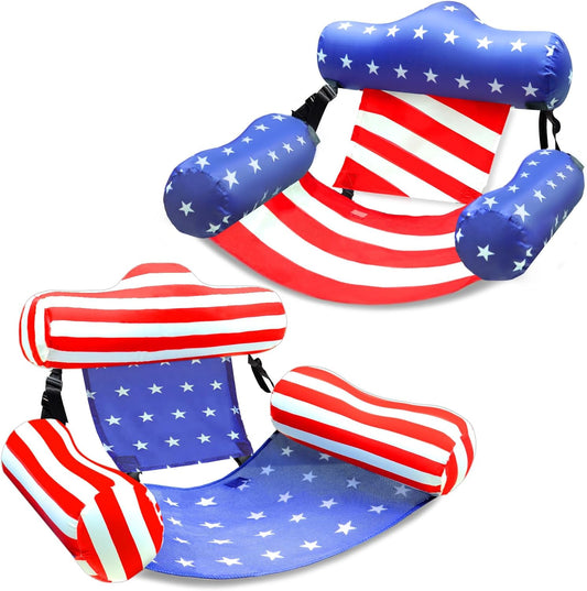 Inflatable Pool Floats Chair Set for Summer Fun and Relaxation