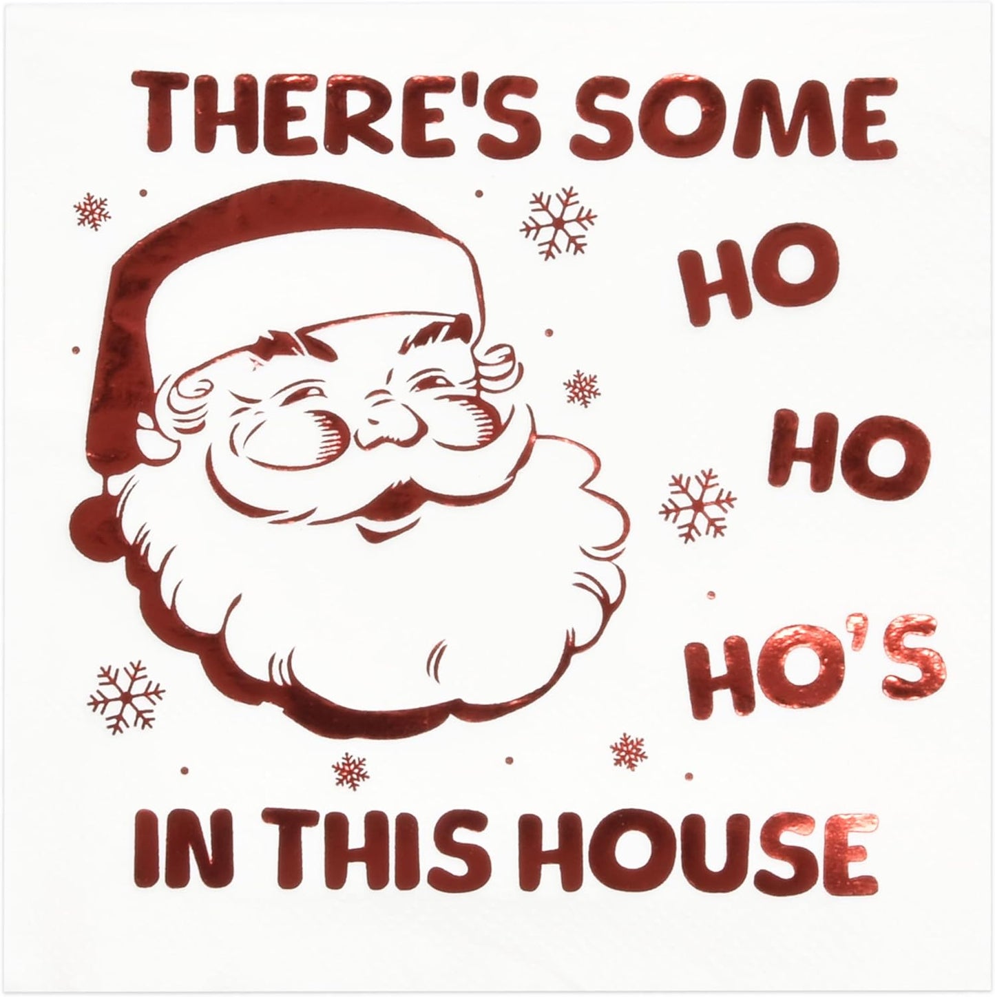 Ho Ho Ho Christmas Cocktail Napkins - Festive & Fun!