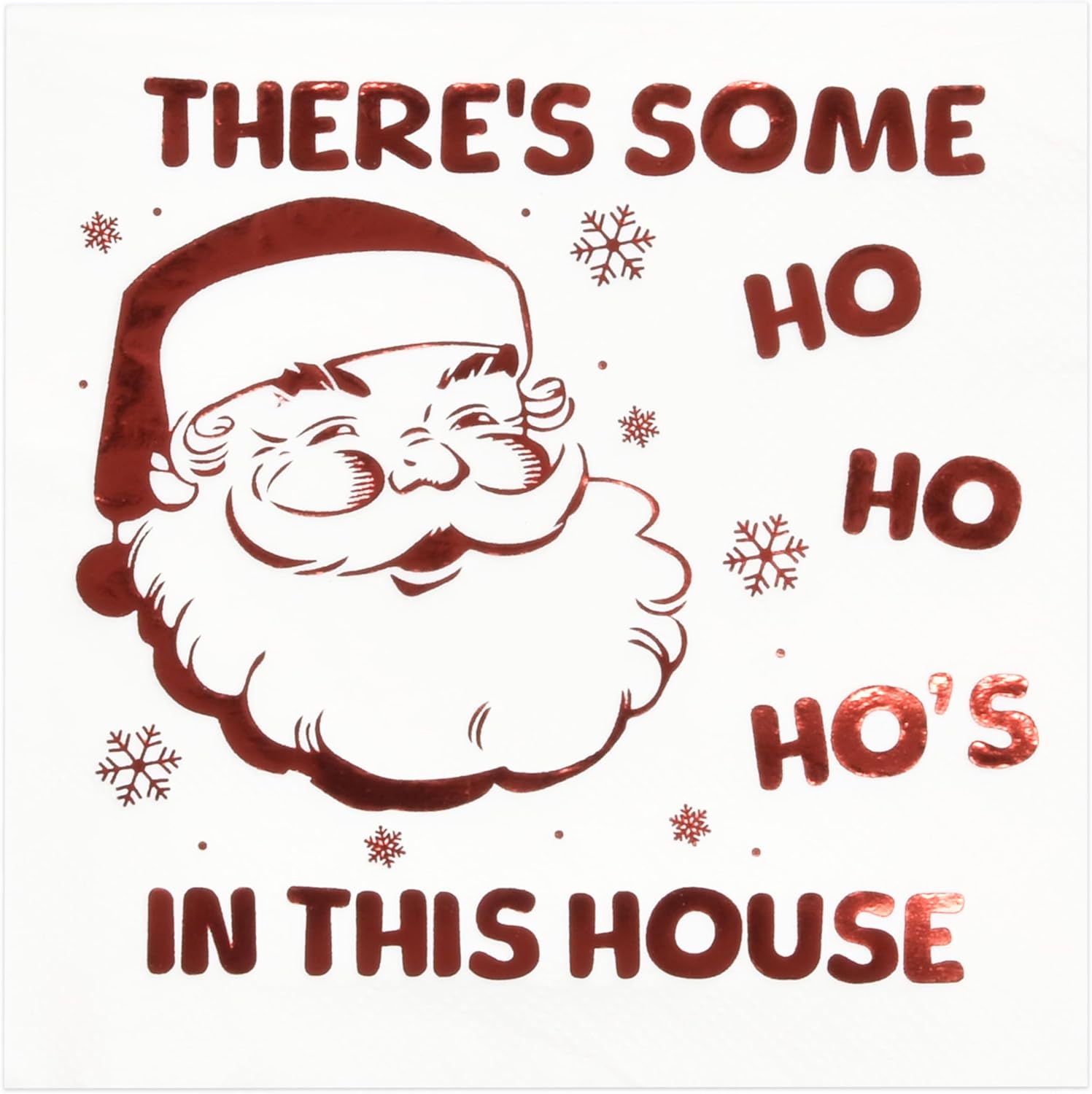 Ho Ho Ho Christmas Cocktail Napkins - Festive & Fun!
