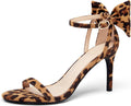 Coutgo Womens Ankle Strap High Heels Open Toe Stiletto - Elegant Party
