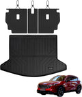 Cargo Liner for Mazda CX-5 2017-2025 - TPE Trunk Mat with Backrest