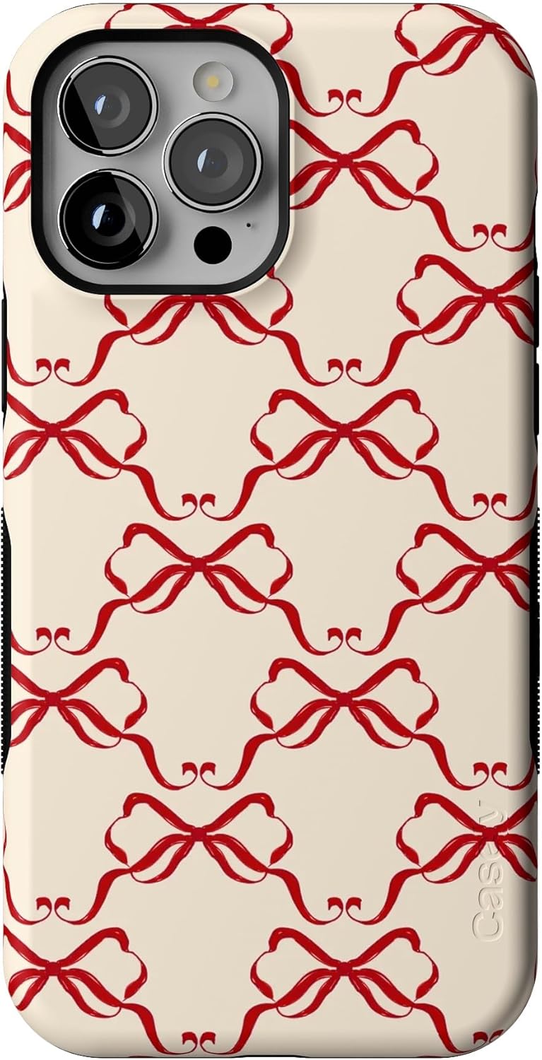 Bold Protective Case for iPhone 13 Pro Max with Vintage Bows