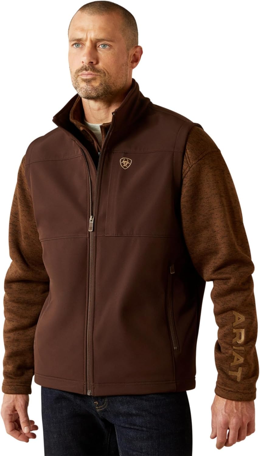 ARIAT mens Vernon Softshell Vest: Comfort Meets Functionality