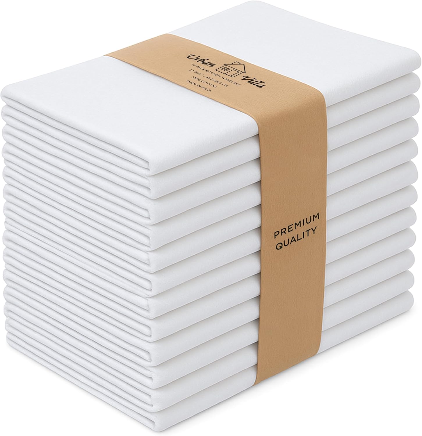 Extra Large 100% Cotton Flour Sack Kitchen Towels for All Uses