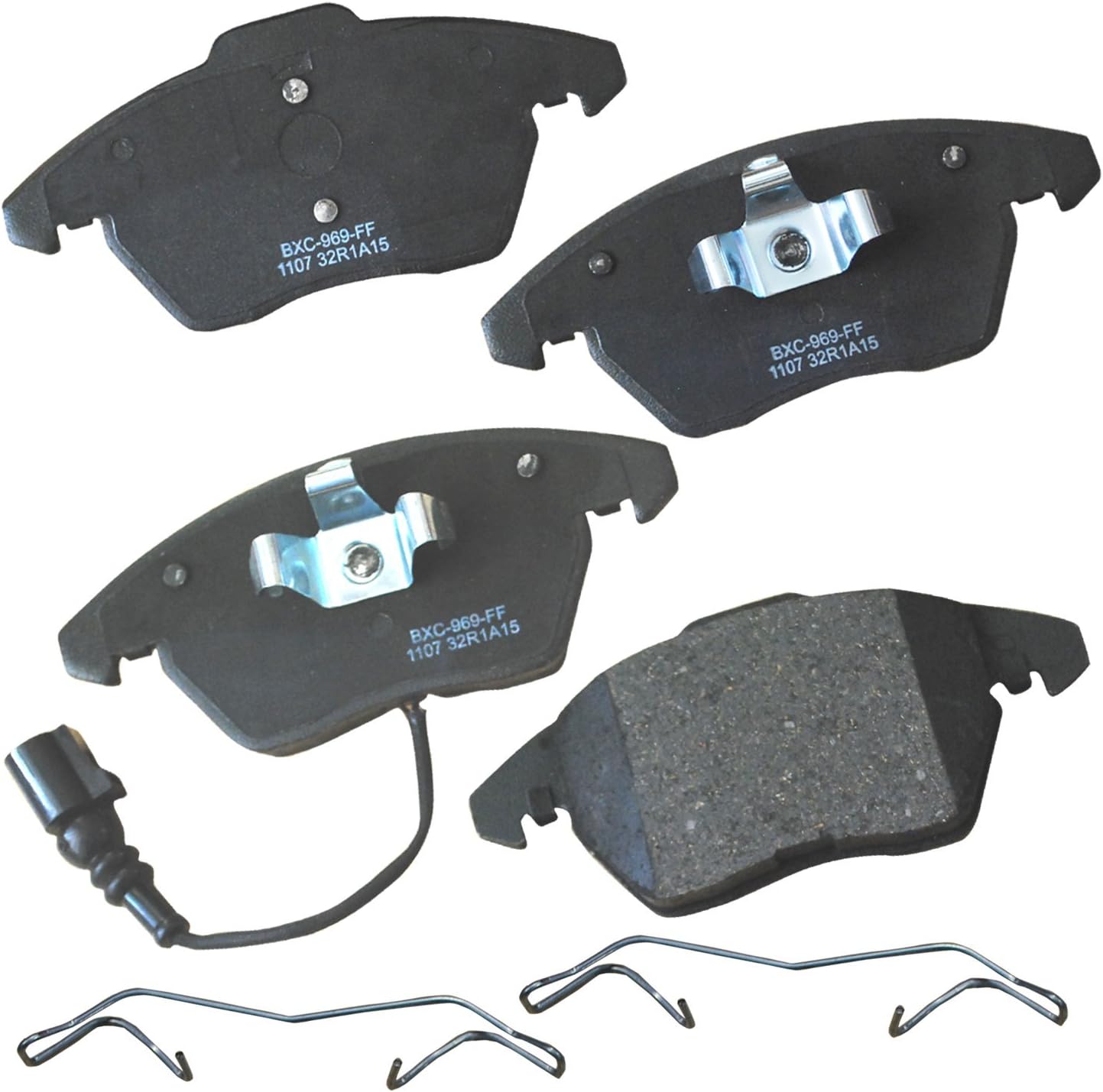 Bendix Premium SBC1107 Ceramic Front Brake Pads for Audi VW
