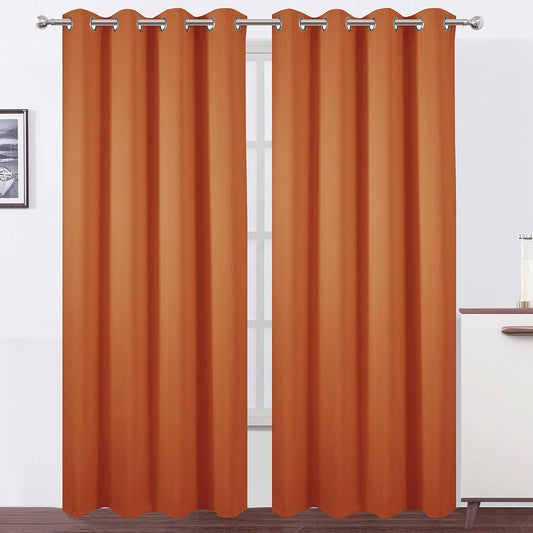 Blackout Curtains 52 x 95 inch Set of 2 Thermal Insulated Panels