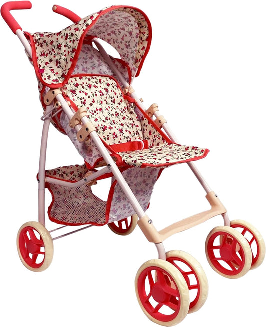 Baby Doll Stroller for Toddler Girls & Big Kids Up to 8 Years