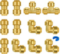 SUNGATOR Push Pex Fittings 1/2 in Pack of 12 - Fast Tool Free Joins