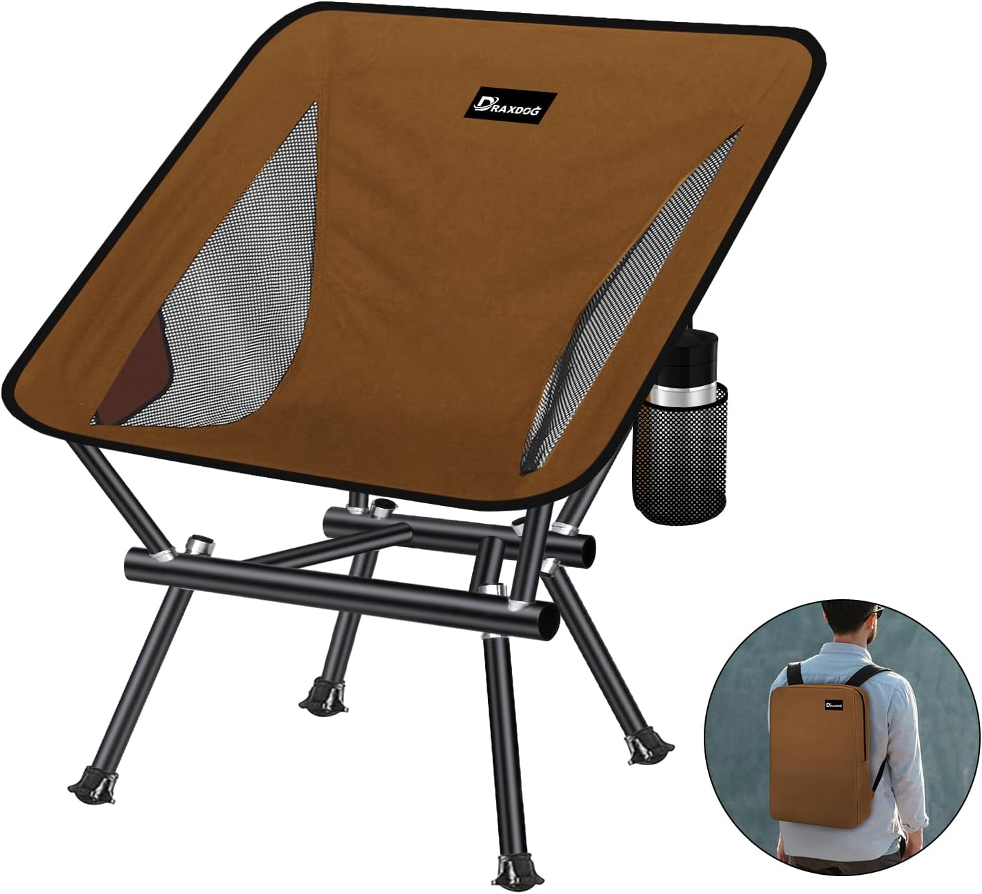 Patented Backpack Camping Chair - Lightweight & Portable!