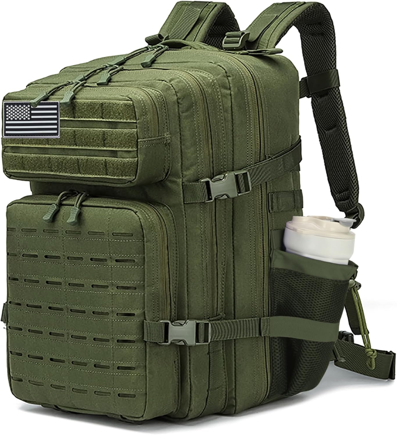 Military Tactical Backpack 45L/25L by W WINTMING for Men