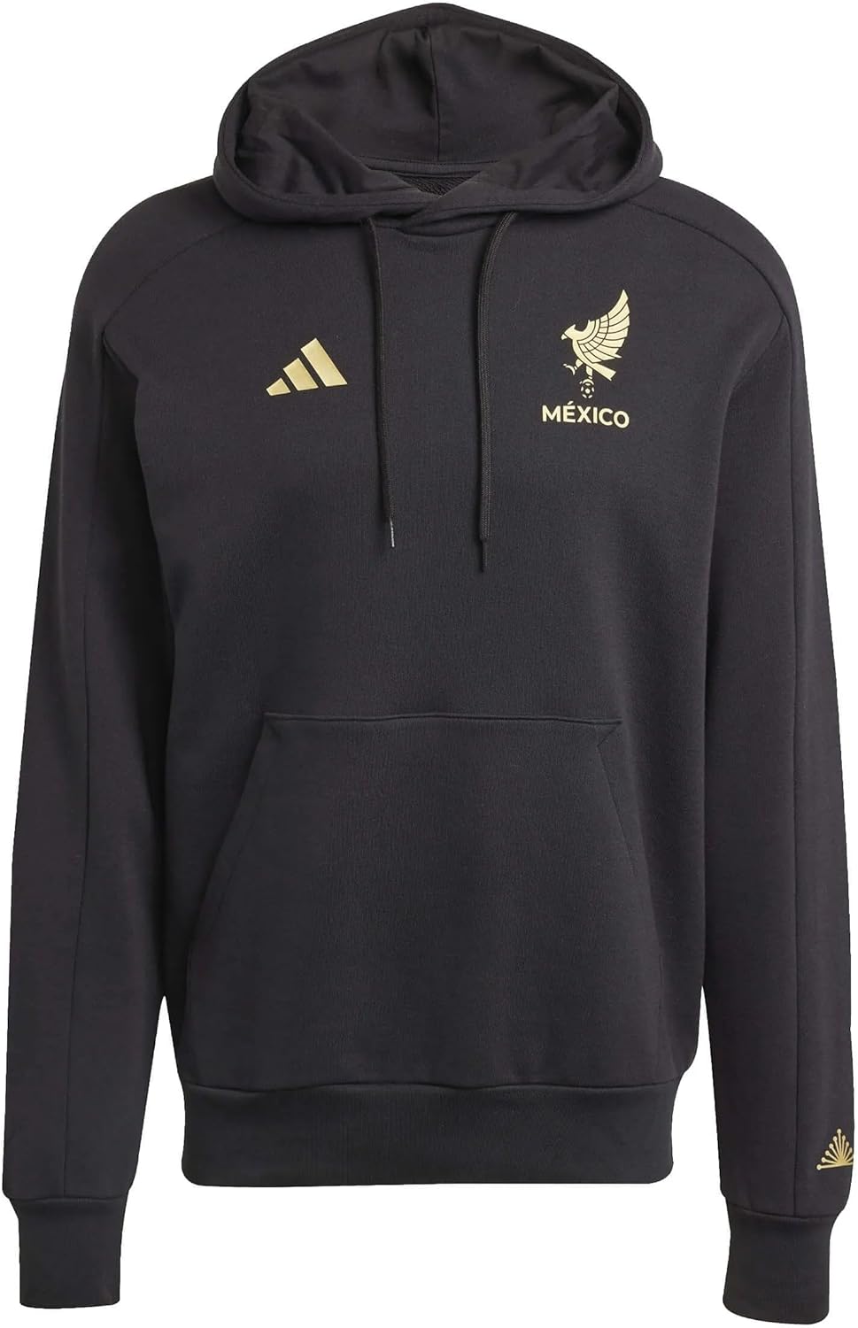 Mexico Gold DNA Black Hoodie - Perfect for Soccer Fans