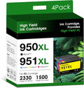 950XL 951XL Ink Cartridges Combo Pack Replacement for HP 950 951