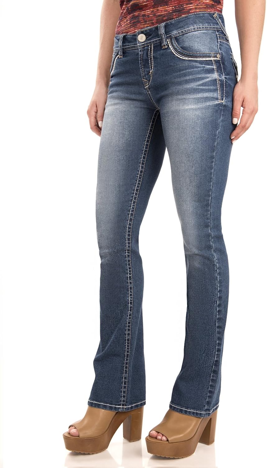 Legendary Bootcut Mid-Rise Jeans for Women - WallFlower Style