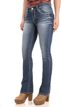 WallFlower Legendary Bootcut Mid-Rise Insta Stretch Jeans (Style 6YEA)