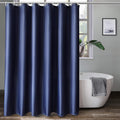 Shorter Shower Curtain Liner 72x66 in Navy Blue - Water Repellent