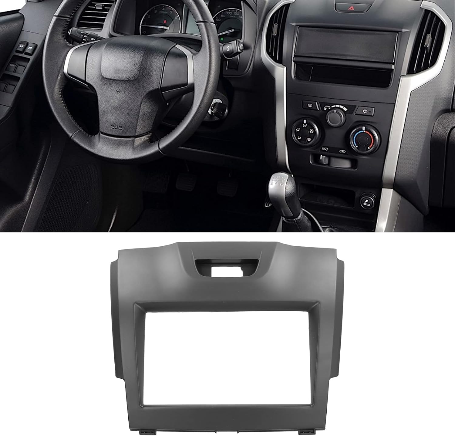 Qiilu Stereo Fascia Dash Frame Trim for Trailblazer S10 2012-2016