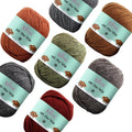 Off-The-Yak Wool Yarn for Crocheting, 7-Pack (840Yds / 700G) - Warm