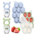 KingKam Baby Food Combo Set: Freeze, Feed & Teethe