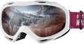 OutdoorMaster OTG Ski Goggles for All Ages with UV Protection