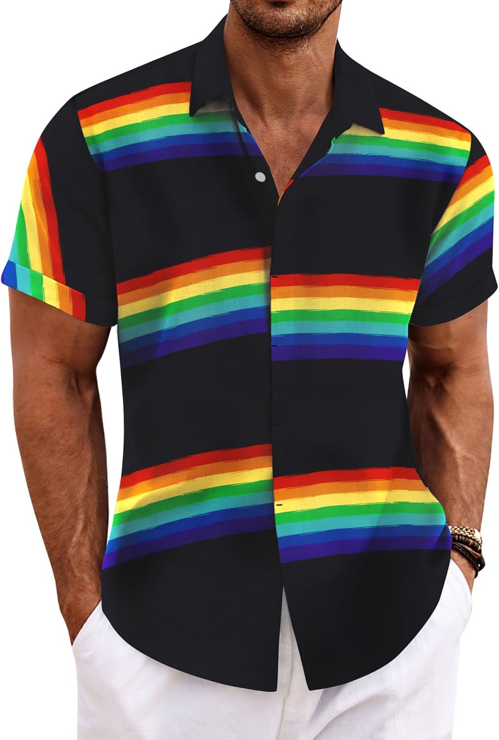 COOFANDY Men's Linen Shirts for Casual Summer Beach Weddings