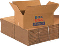 BOX USA 18 1/2 x 12 1/2 x 7 Corrugated Cardboard Boxes - Pack of 25