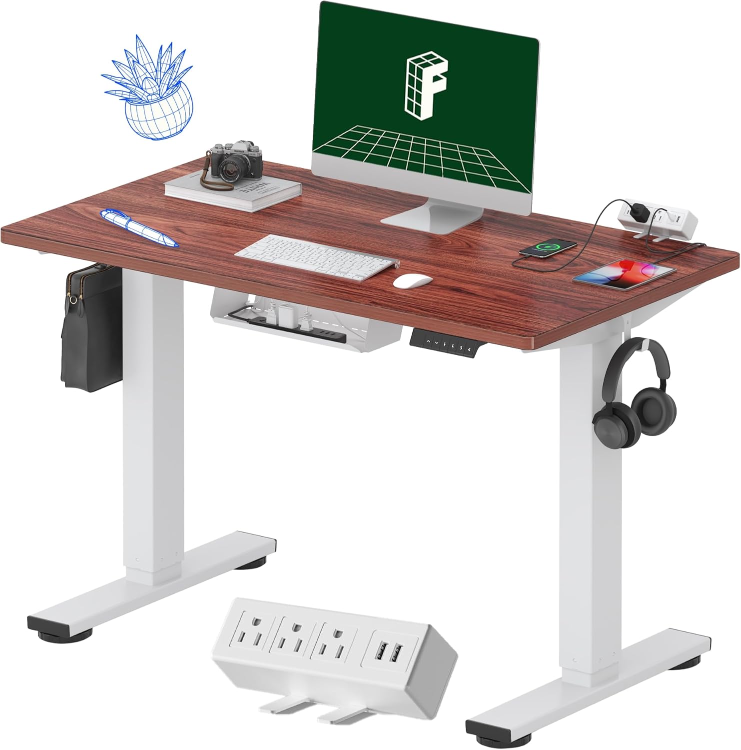 FLEXISPOT EN1 Essential Adjustable Height Desk for Ergonomic Work