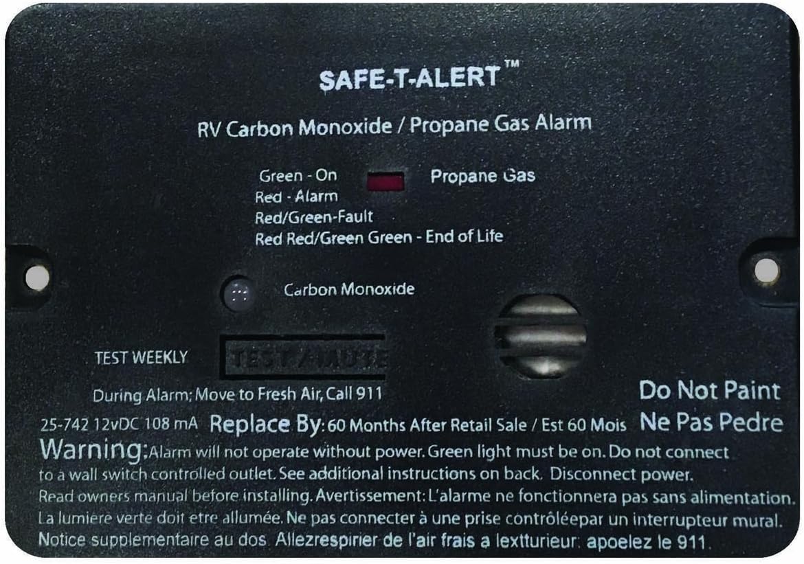 25-742BL Safee-T-Alert Detector for Gas and CO Detection