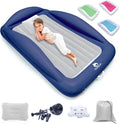 Inflatable Toddler Travel Bed Portable Kids Air Mattress Set - Safe