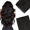 GOO GOO Invisi Edge 20in Clip in Hair Extensions - Seamless Natural