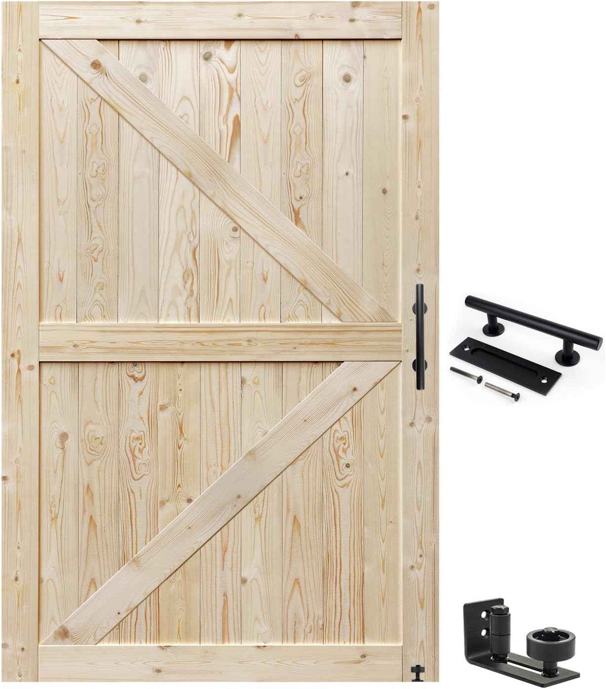Unfinished Barn Door 60in x 84in for Modern Rustic Spaces