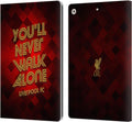 Liverpool Pixel YNWA Retro Liver Bird Leather Wallet Case for iPad
