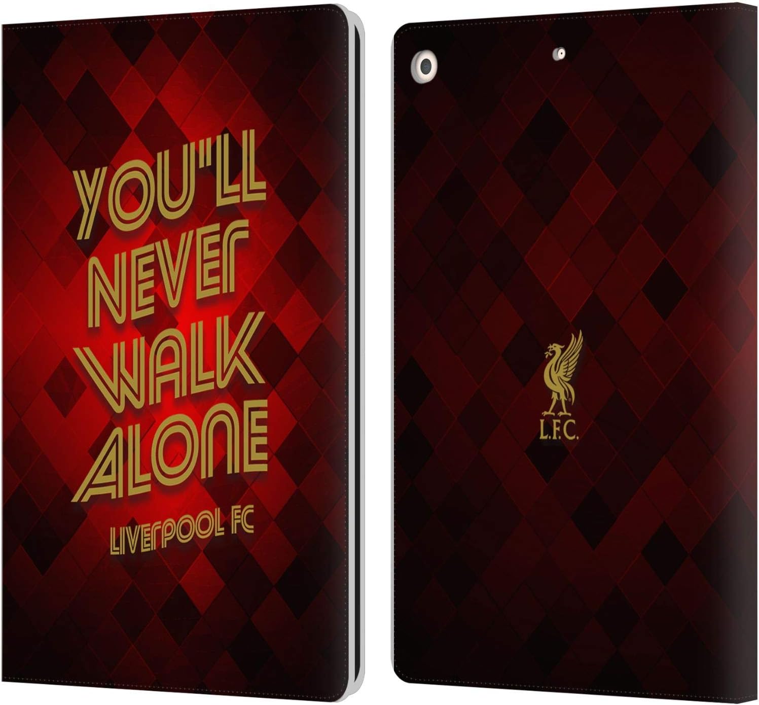 Liverpool Football Club Red Pixel YNWA Leather Wallet Case
