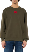 HUGO Men's Regular Fit Square Logo Jersey Sweatshirt Review