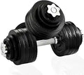 Adjustable Dumbbell Set with Weight Plates - Versatile Home Workout