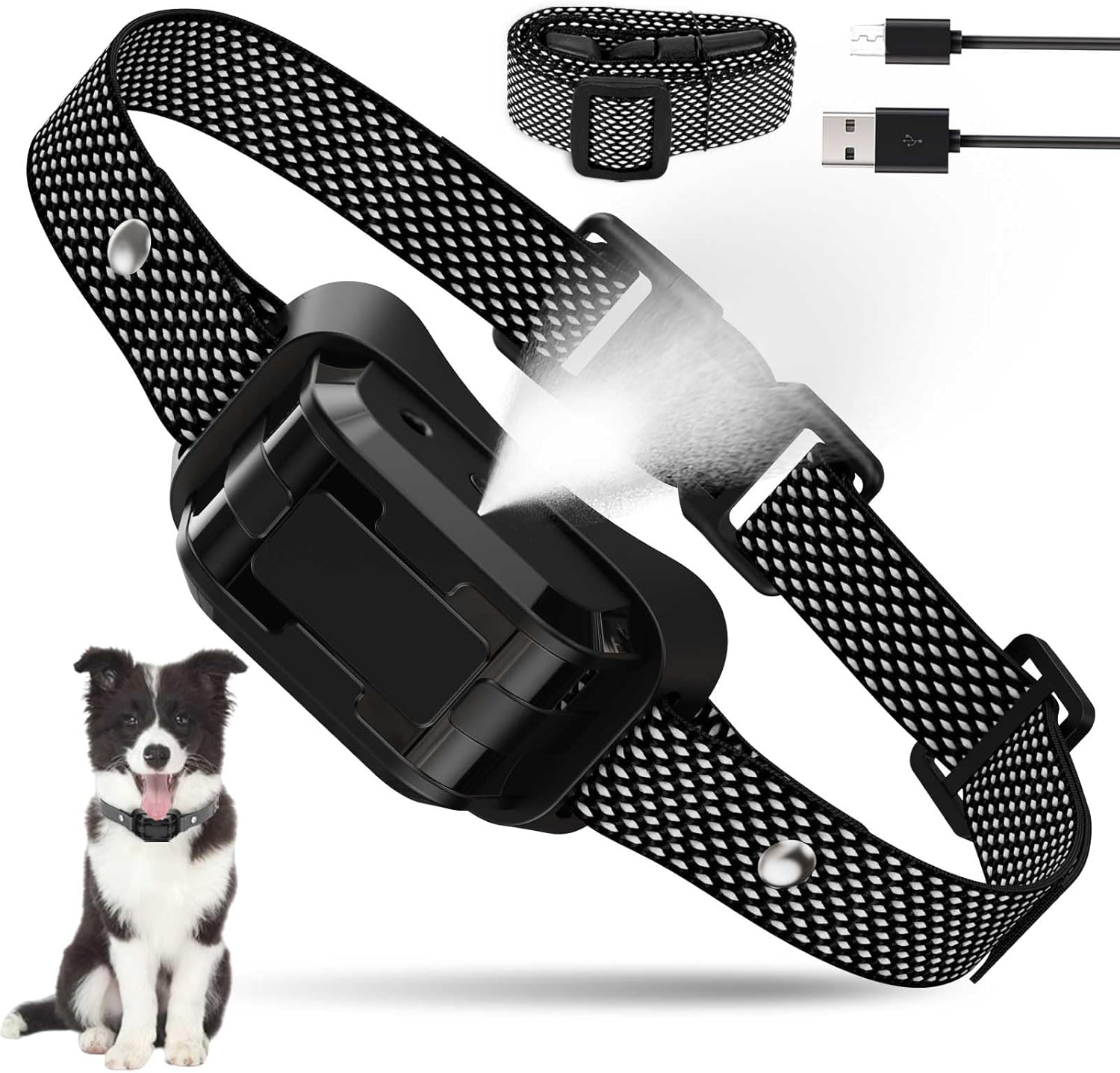 Citronella Bark Collar for Dogs - Humane Anti Barking Control