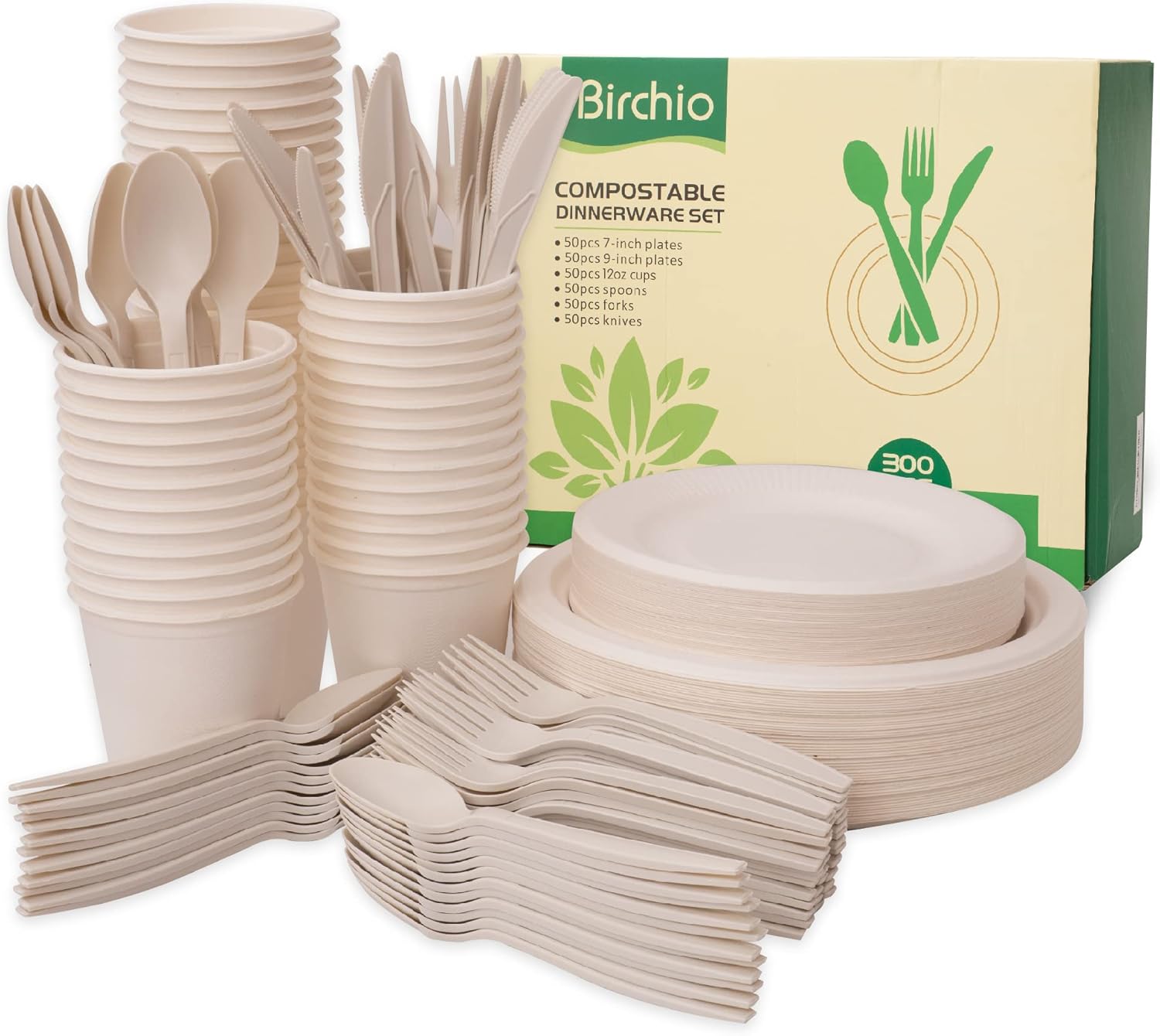 Biodegradable Paper Plates Set for Eco-Friendly Dining Needs