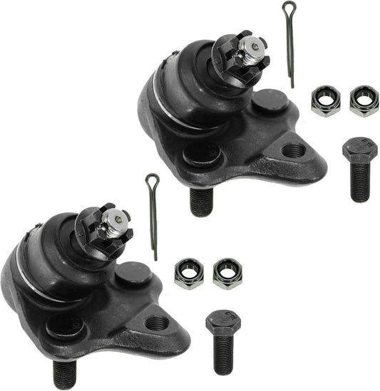 TRQ Front Lower Ball Joint Set for Chevrolet and Toyota Vehicles