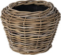 Rattan Kobo Indoor Outdoor Planter Basket with Plastic Pot - Coastal