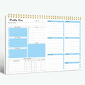 Weekly Planner Notepad Undated 52 Weeks - Large 8.5x11 Weekly Planner