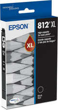 EPSON 812 DURABrite Ultra High-Capacity Black Ink - Reliable