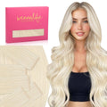 Invisi Edge Tape In Hair Extensions 14in Platinum Blonde - Invisible