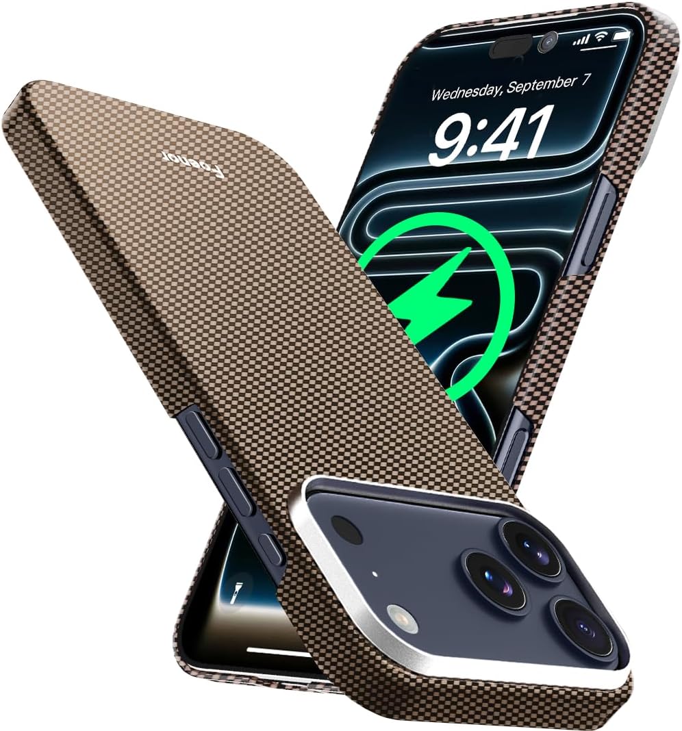 Aramid Fiber Case for iPhone 17 Pro - Ultra Thin & Lightweight