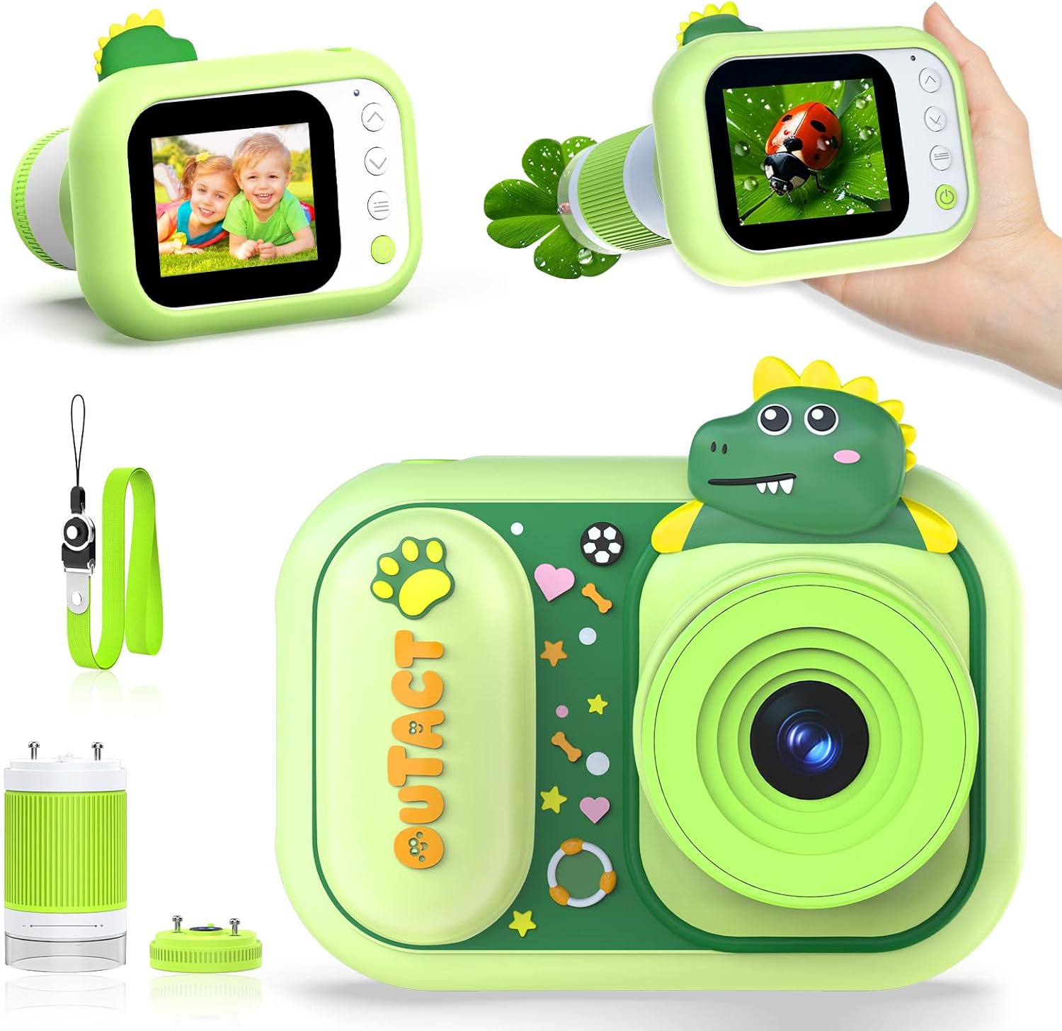 Handheld Mini Microscope for Kids with 1000X Magnification