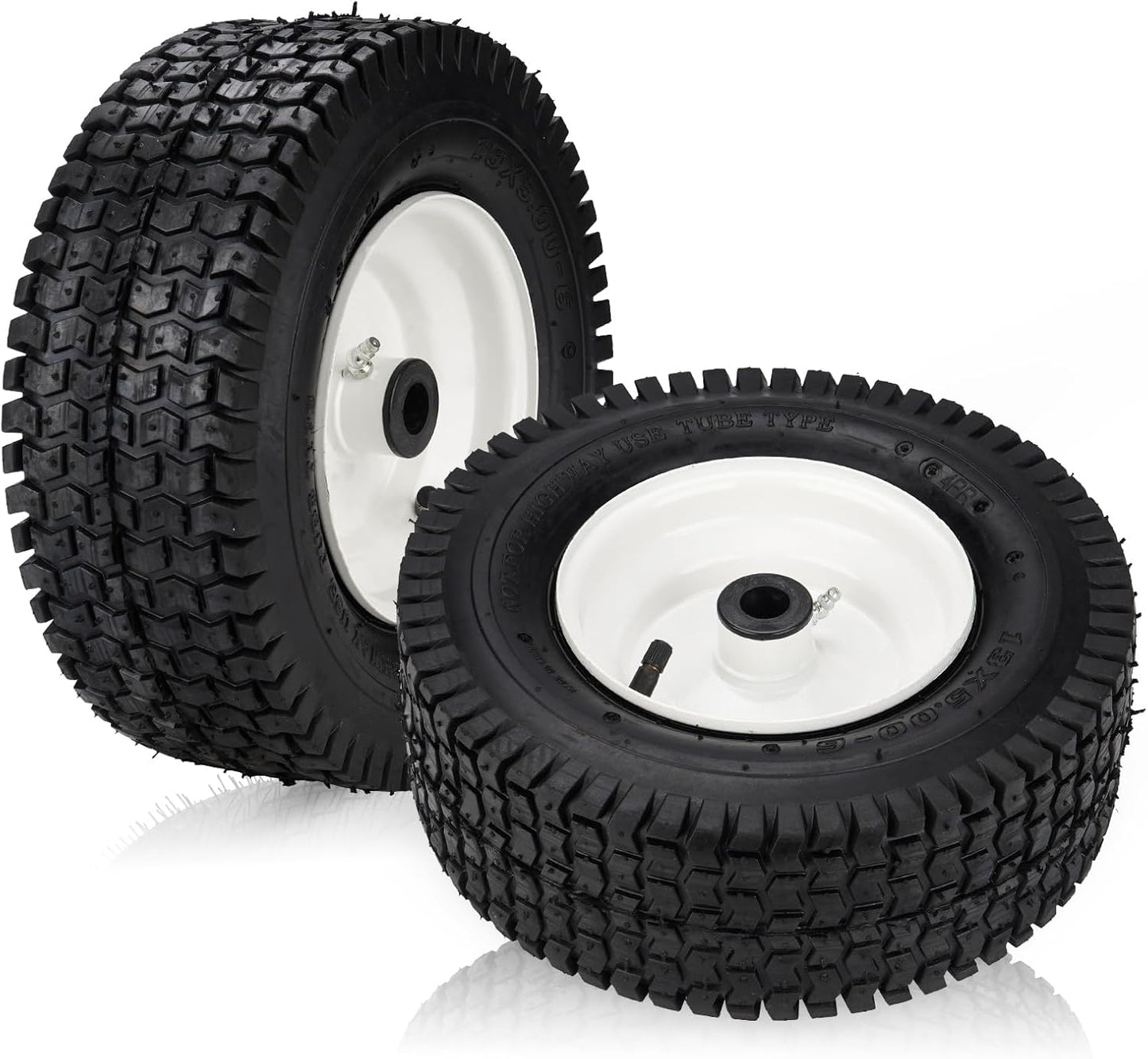 13x5.00-6 Lawn Mower Tires with Rim for Golf Carts and More
