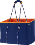 QOGiR Neoprene Multipurpose Beach Bag Tote - Large, Washable, Stylish