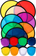 Foldable Flying Disc Fans Bulk 104-Pack - Pocketable Party Favors